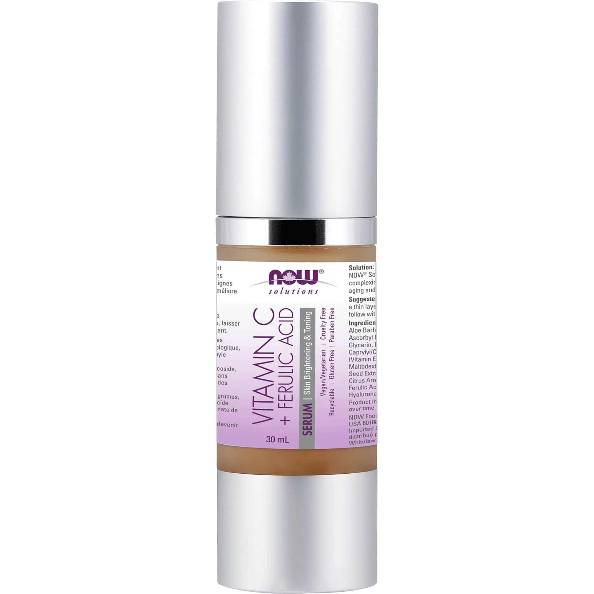 NOW Vitamin C Serum with Ferulic Acid, 30ml