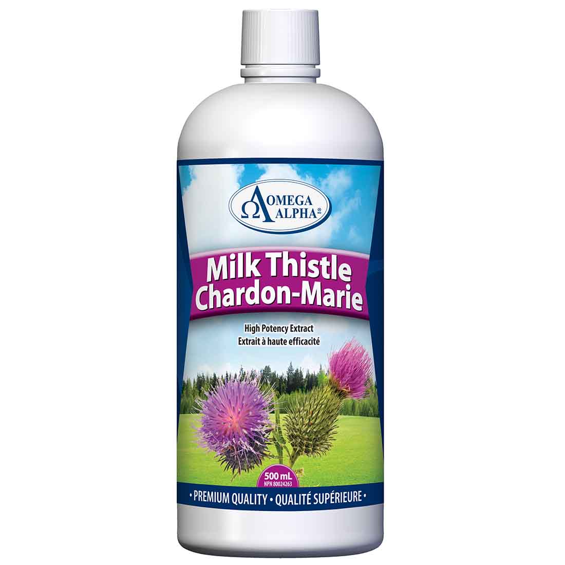 Omega Alpha Liquid Milk Thistle, 500ml - Image 2