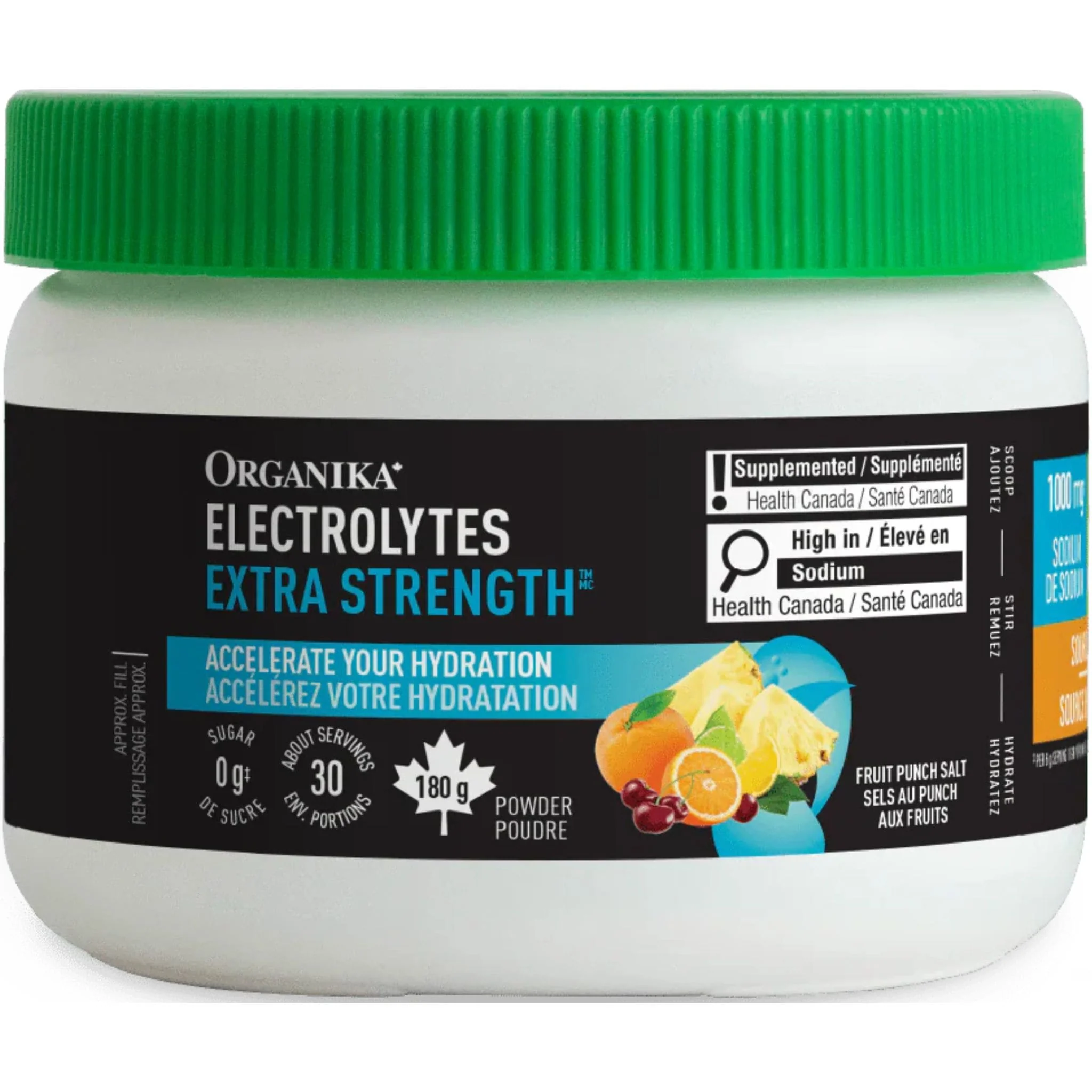 Organika Electrolytes Extra Strength Powder, 180g - Image 12