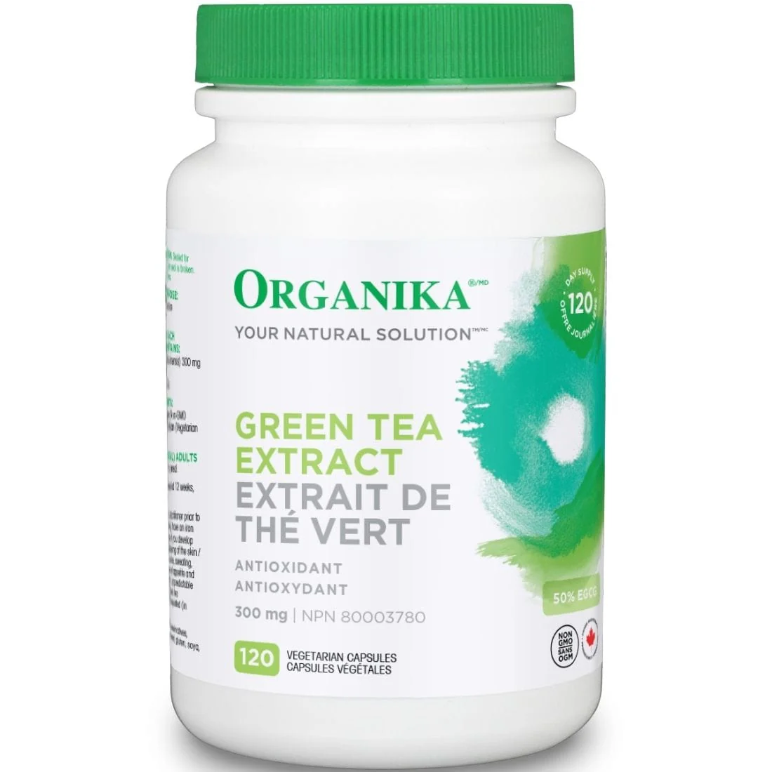 Organika Green Tea Extract, 300mg - Image 3