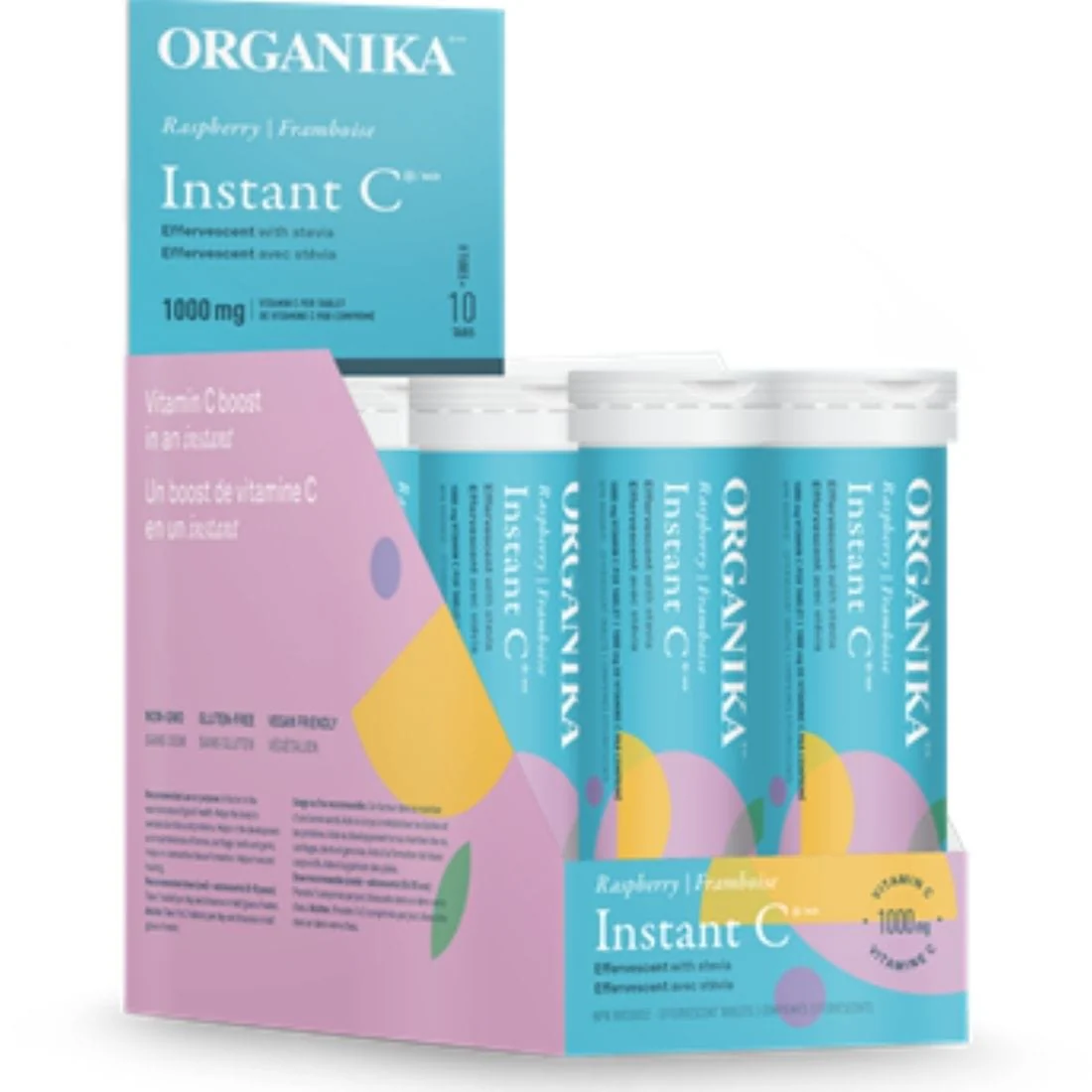Organika Instant-C Effervescent Vitamin C 1000mg Tablets - Image 4