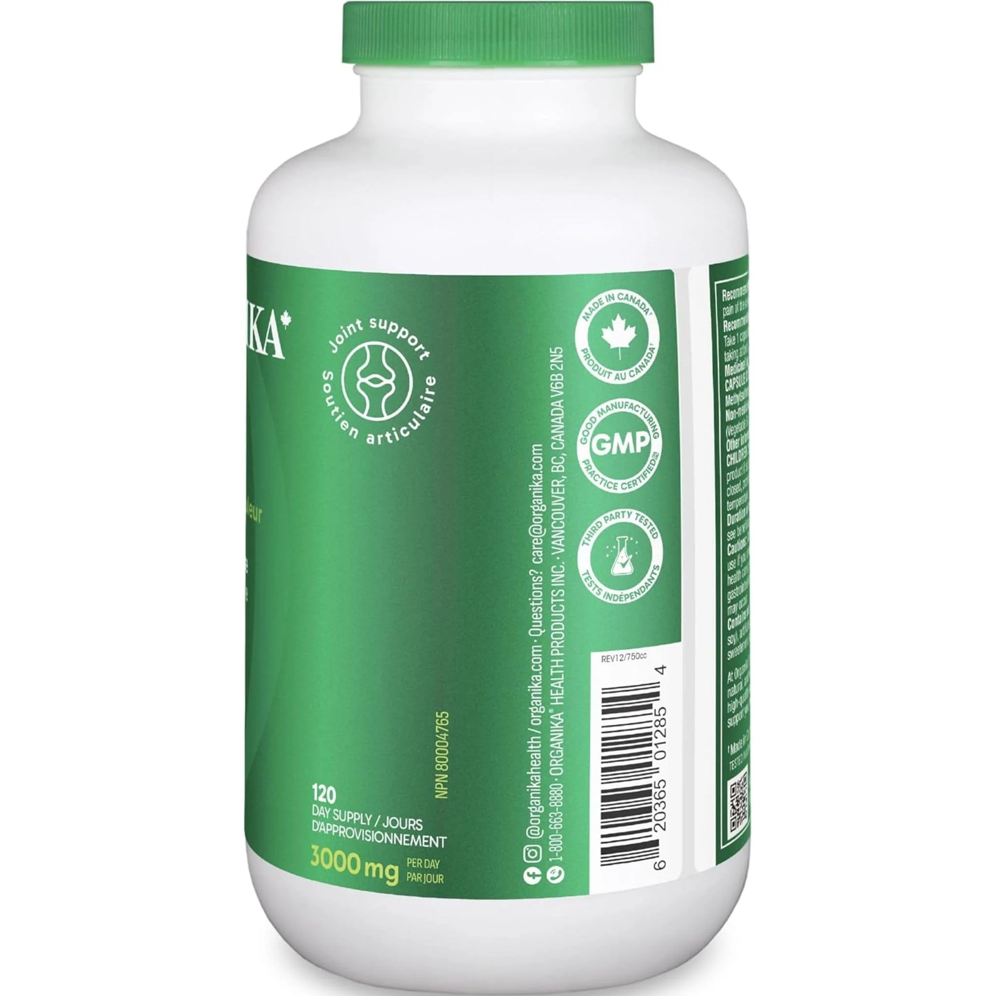 Organika MSM 1000mg 100% Pure MSM, Helps Relieve Osteoarthritic Pain), 180-360 Capsules - Image 20