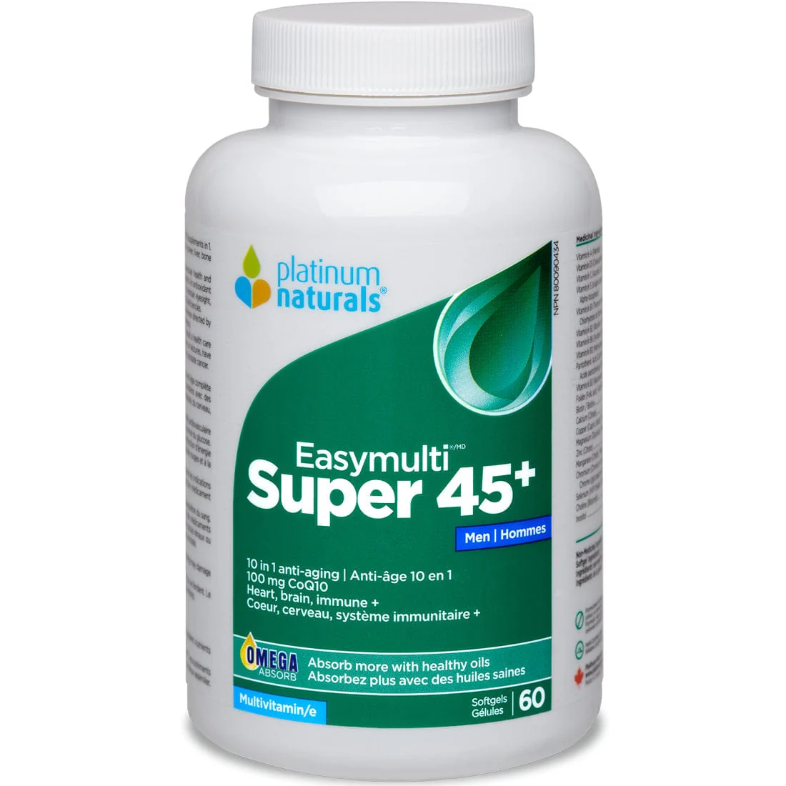 Platinum Naturals Multivitamin Super EasyMulti 45+ for Men - Image 2