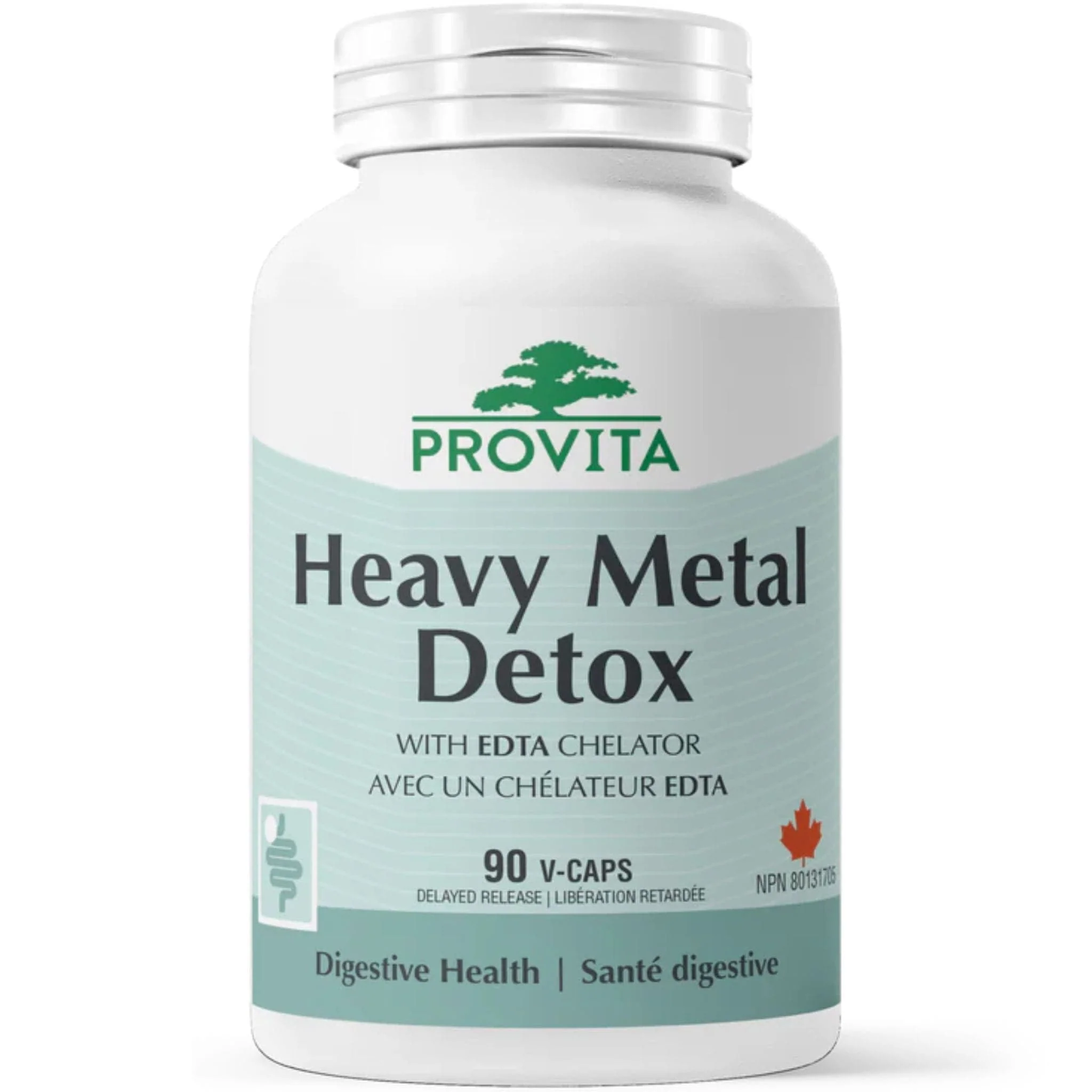 Provita Heavy Metal Detox, Supports Cellular Health and Natural Heavy Metal Cleansing, 90 Delayed Release Vegetable Capsules