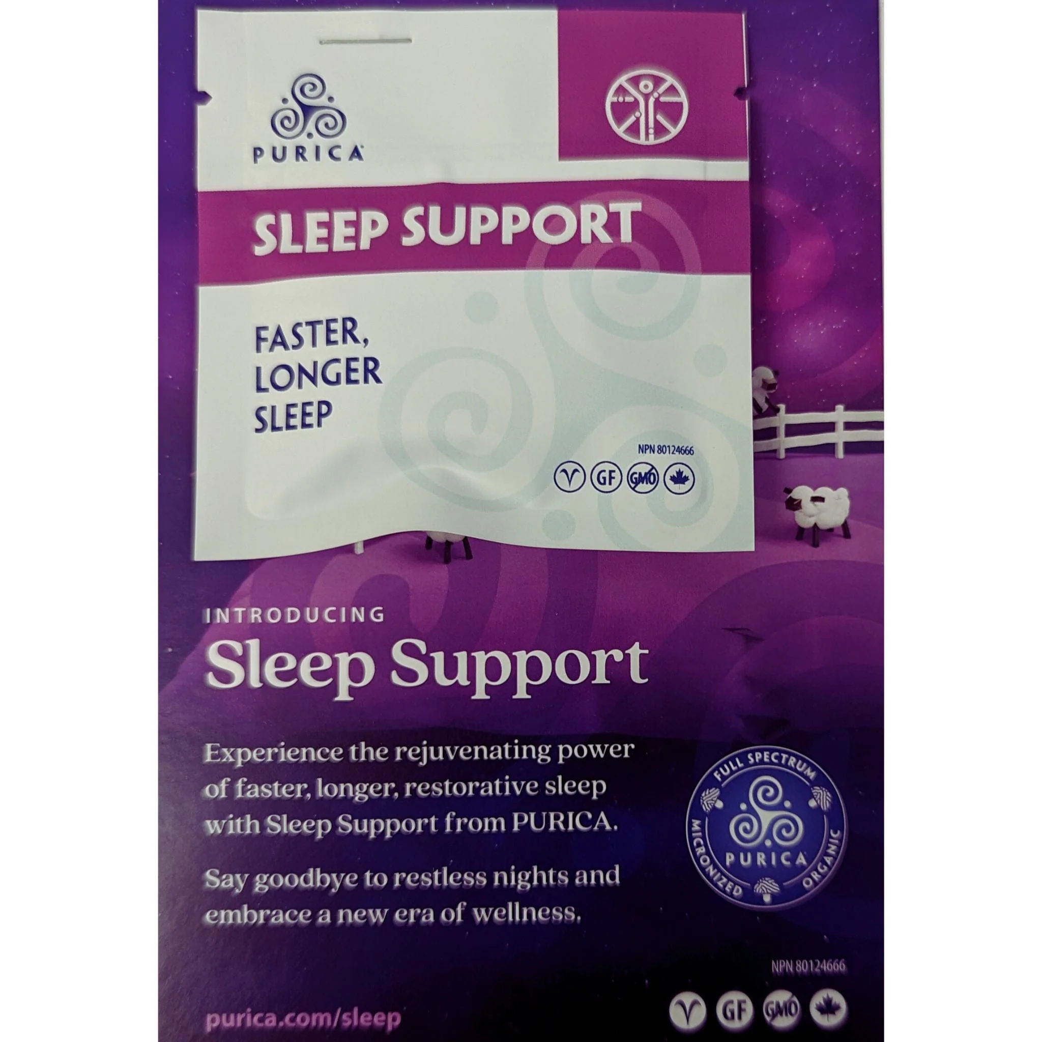 Purica Sleep support, 6 Capsules SAMPLE