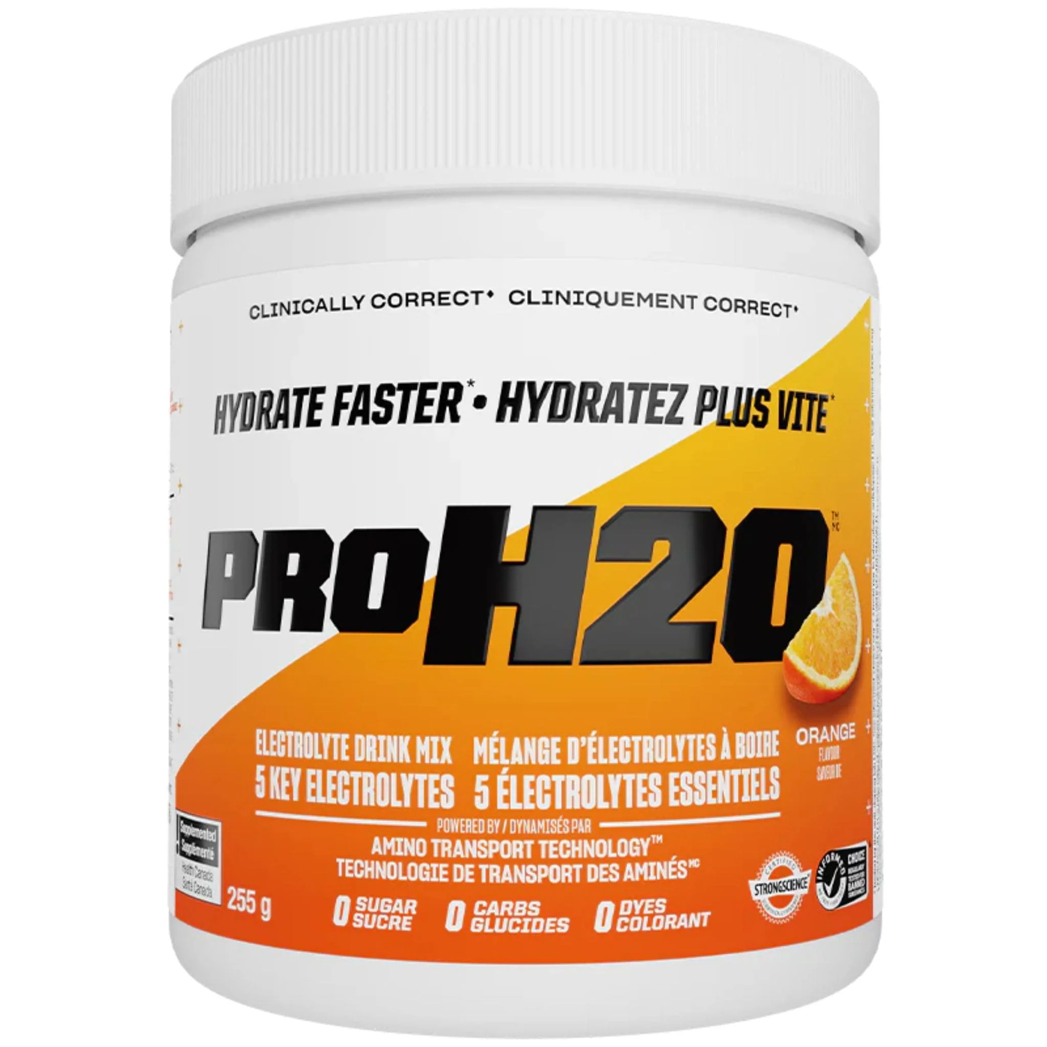 PVL Pro Series Pro H20, Rapid Hydration Electrolytes, 255g