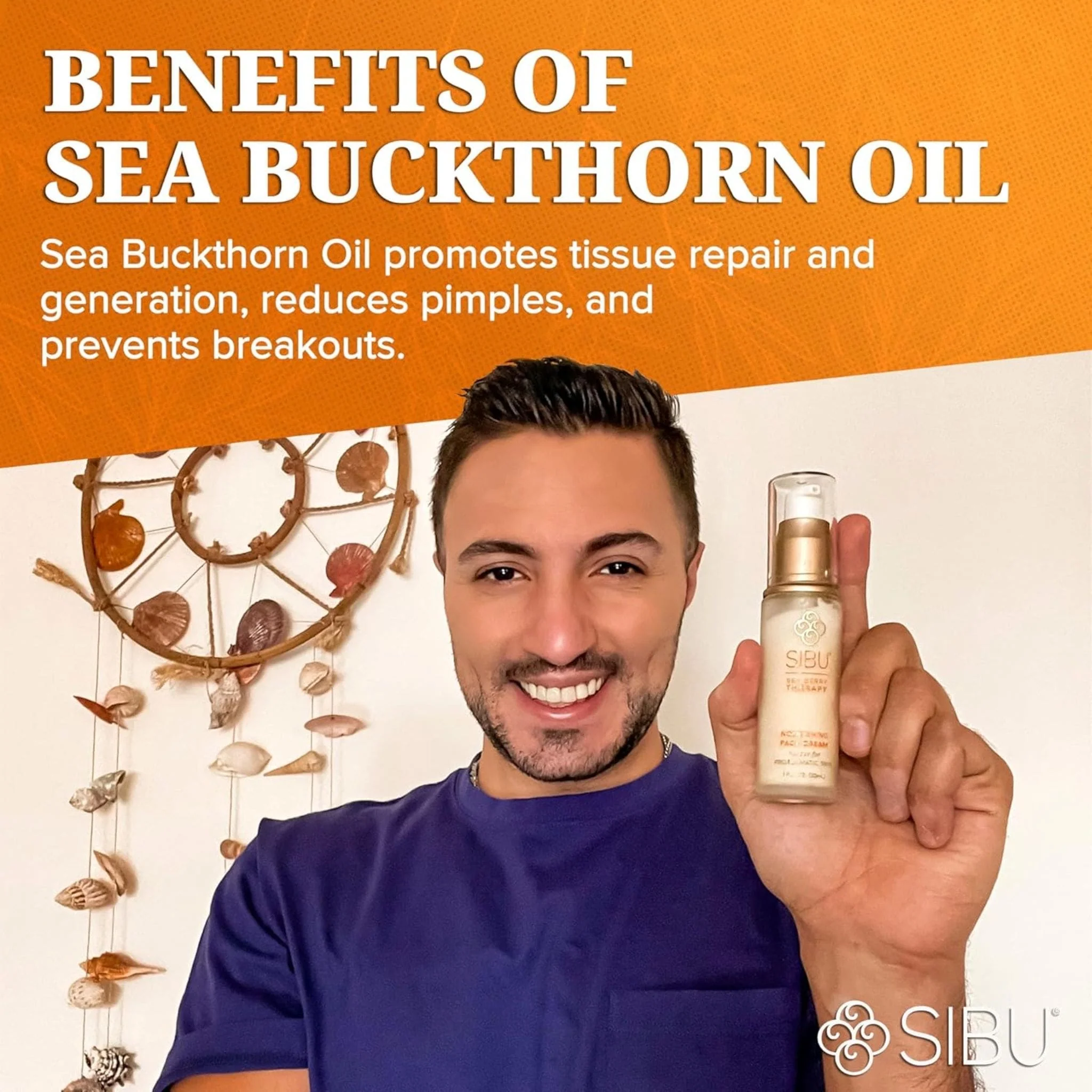SIBU Sea Berry Nourishing Face Cream, 28ml - Image 4