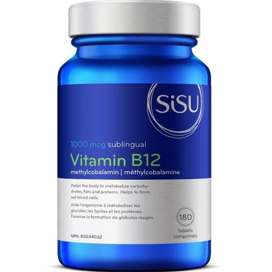 SISU Vitamin B12 Tablets, Methylcobalamin B12 1000mcg, 90-180 Tablets - Image 3