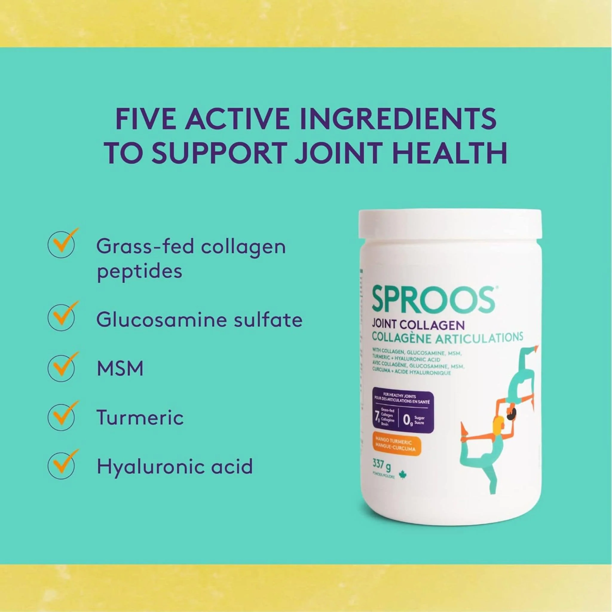 Sproos Joint Collagen- Formerly Sproos Up Your Joints, Enhanced Collagen Beverage Mix - Image 4
