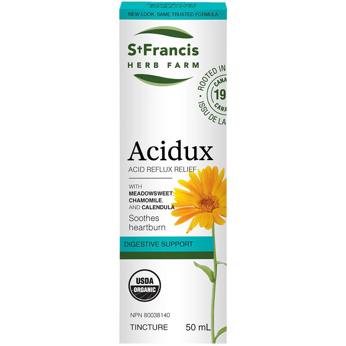 St. Francis Acidux Liquid, Relief of relief of heartburn, hyperacidity, gastritis, and reflux - Image 2