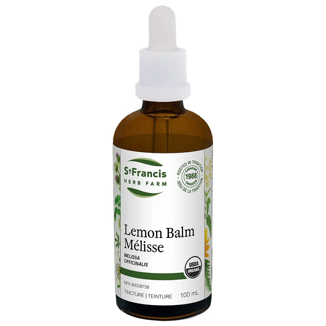 St. Francis Lemon Balm Liquid Tincture, Sleep Aid During Times of Stress, Promotes Digestion - Image 3