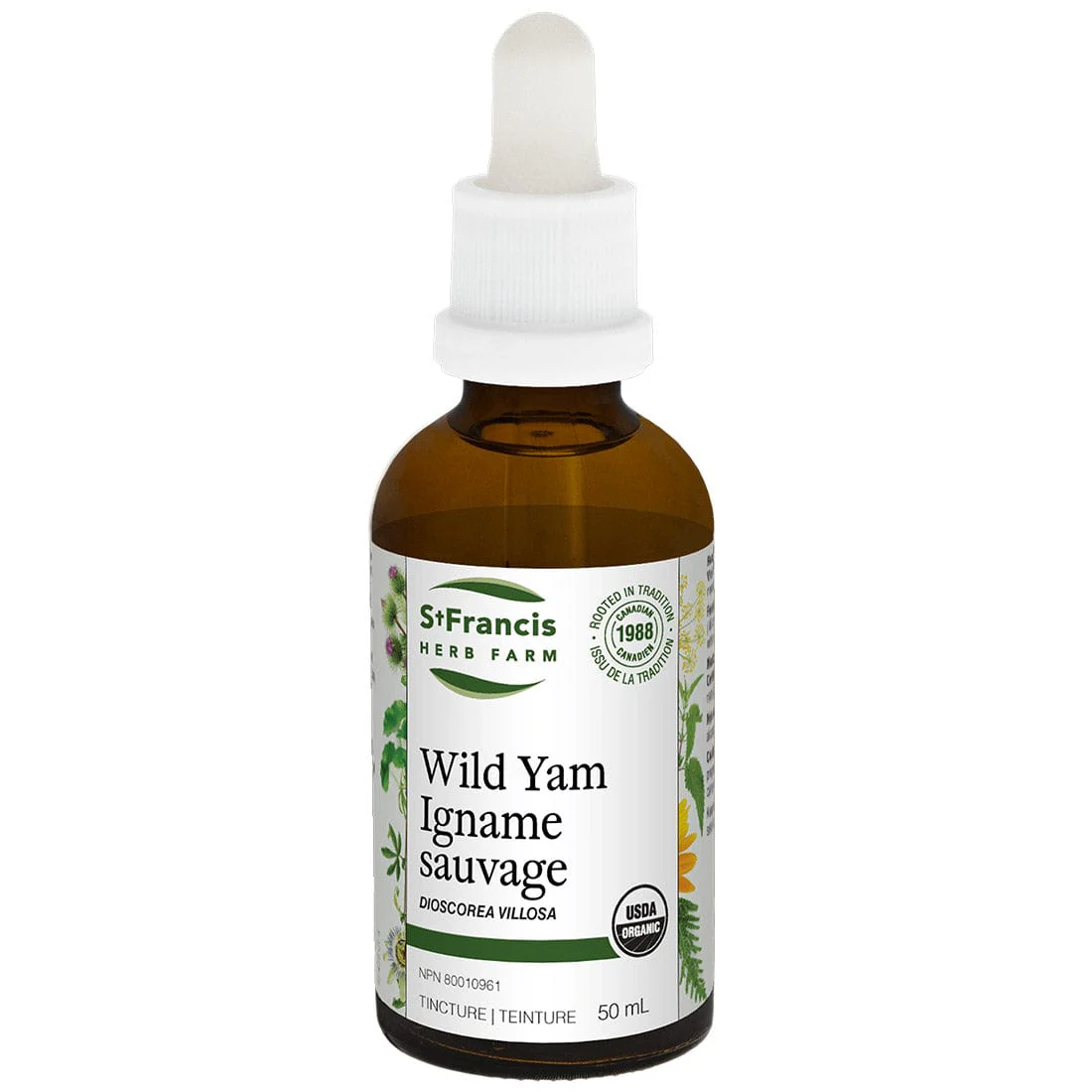 St. Francis Wild Yam Liquid Tincture - Image 2