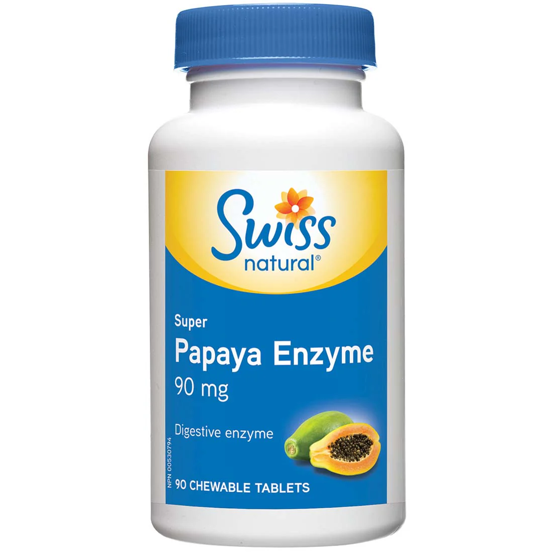 Swiss Natural Super Papaya Enzyme 90mg - Image 2