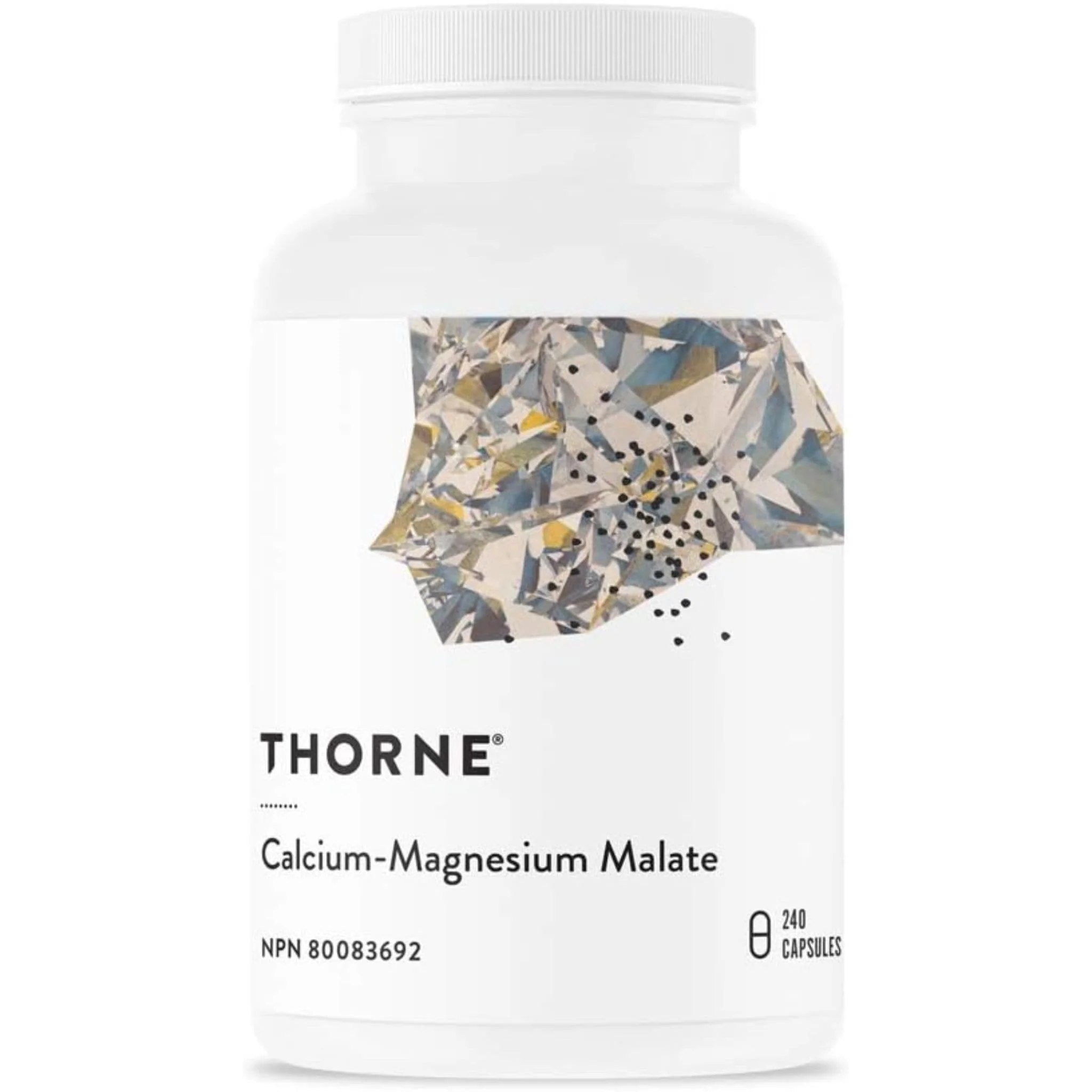 Thorne Calcium-Magnesium Malate, Support for Bone and Heart Health, 240 Capsules