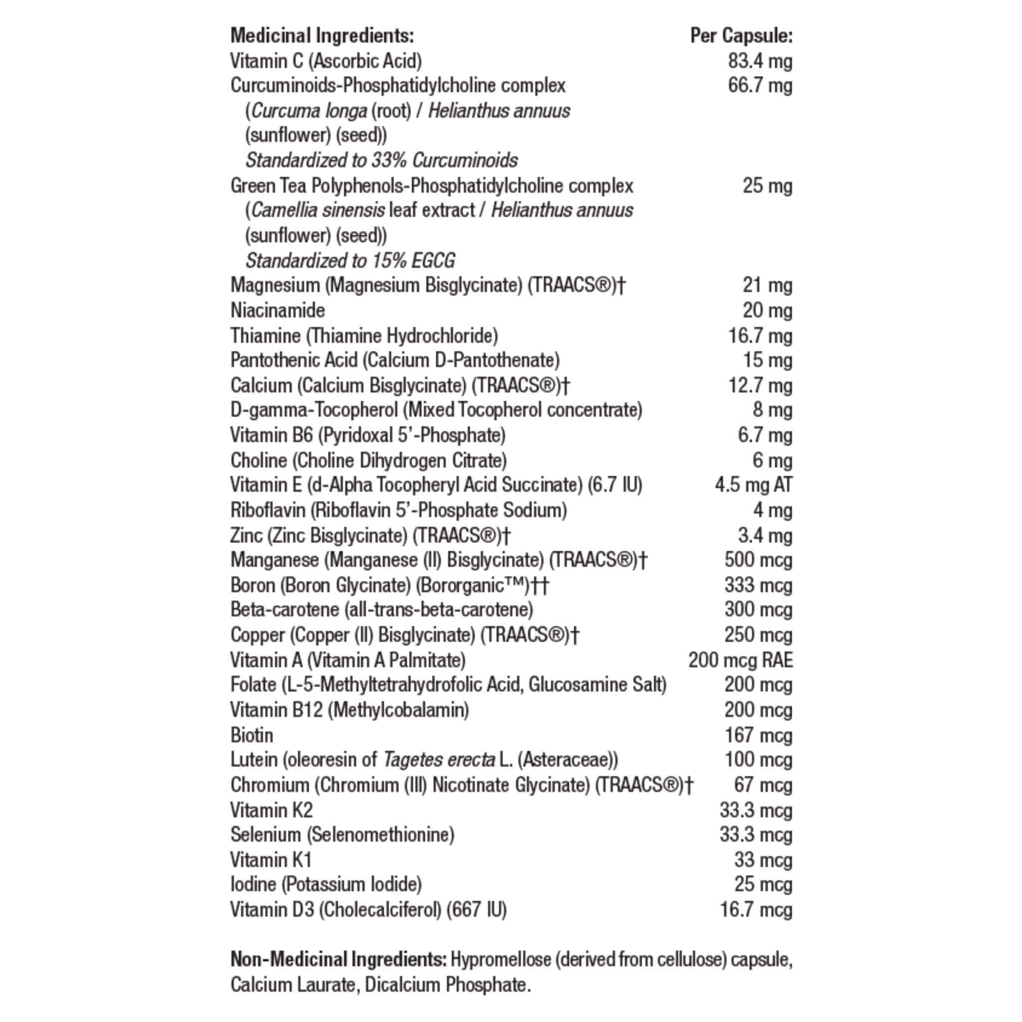 Thorne Multi-Vitamin Elite A.M., Supports Athletic Performance and Energy Production, 90 Capsules - Image 2