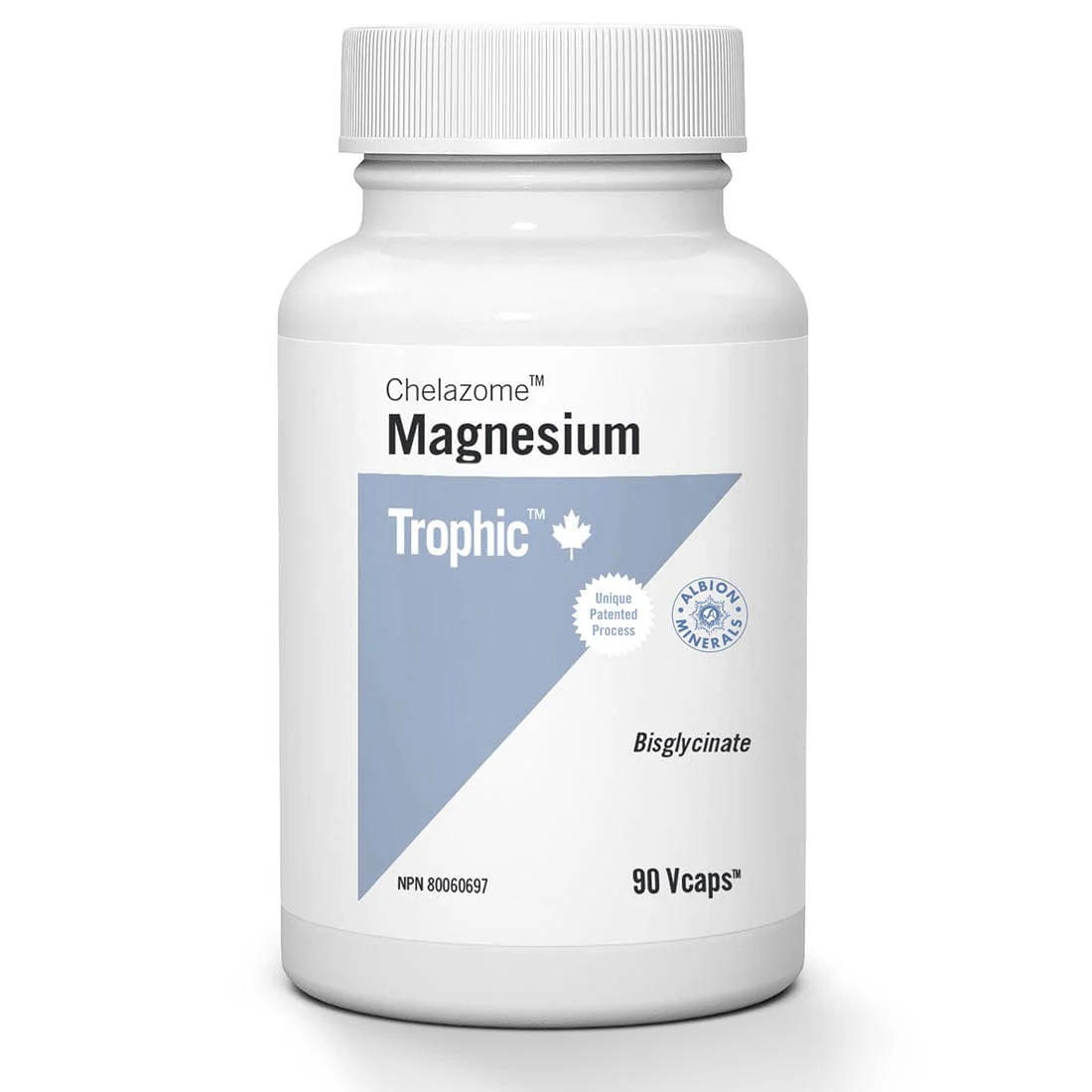 Trophic Magnesium Bisglycinate 100mg (Chelazome) Vcaps - Image 2