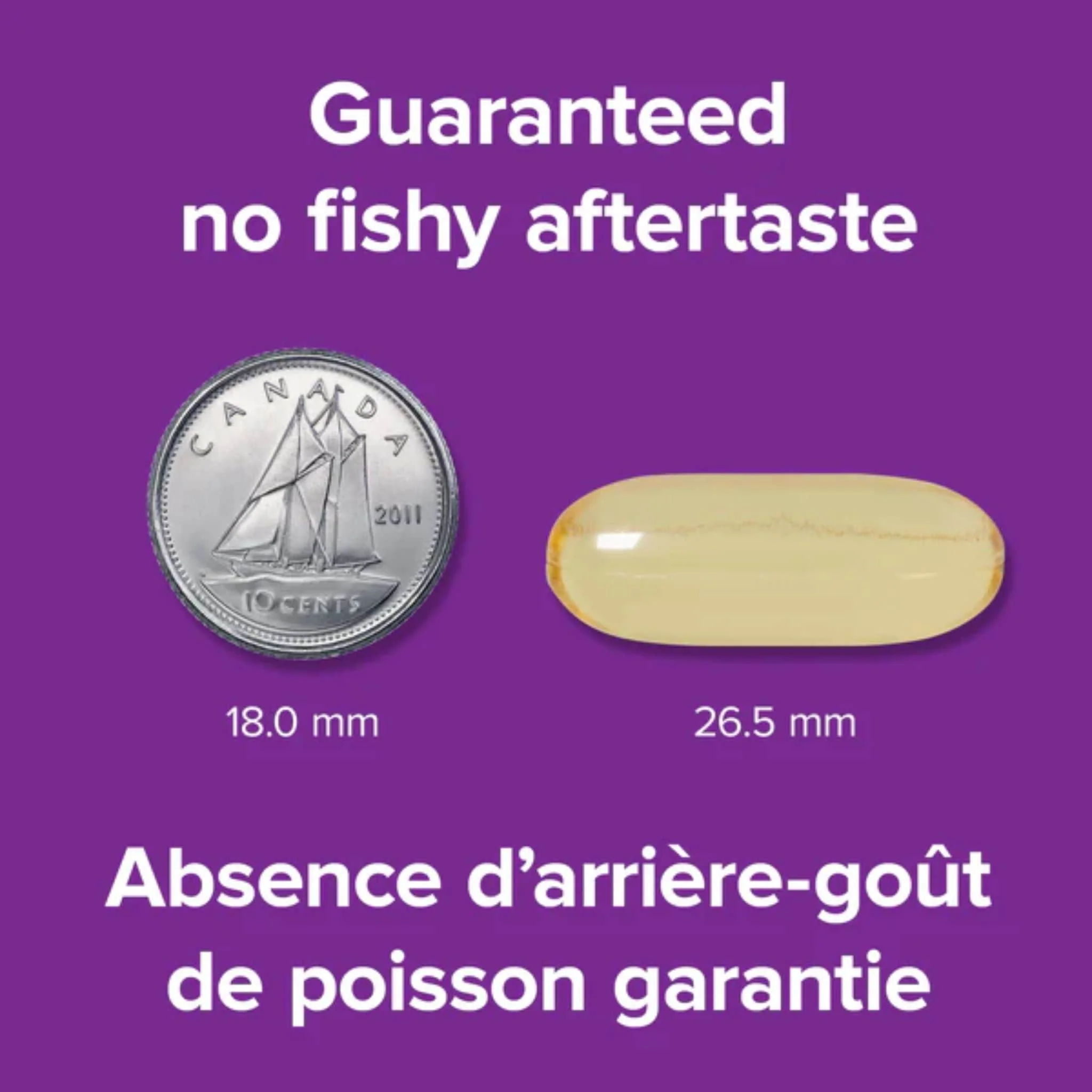 Webber Naturals Omega-3 900mg, Triple Strength, EPA 600mg, DHA 300mg, No Fishy Aftertaste, 80-120 Clear Enteric Softgels - Image 5