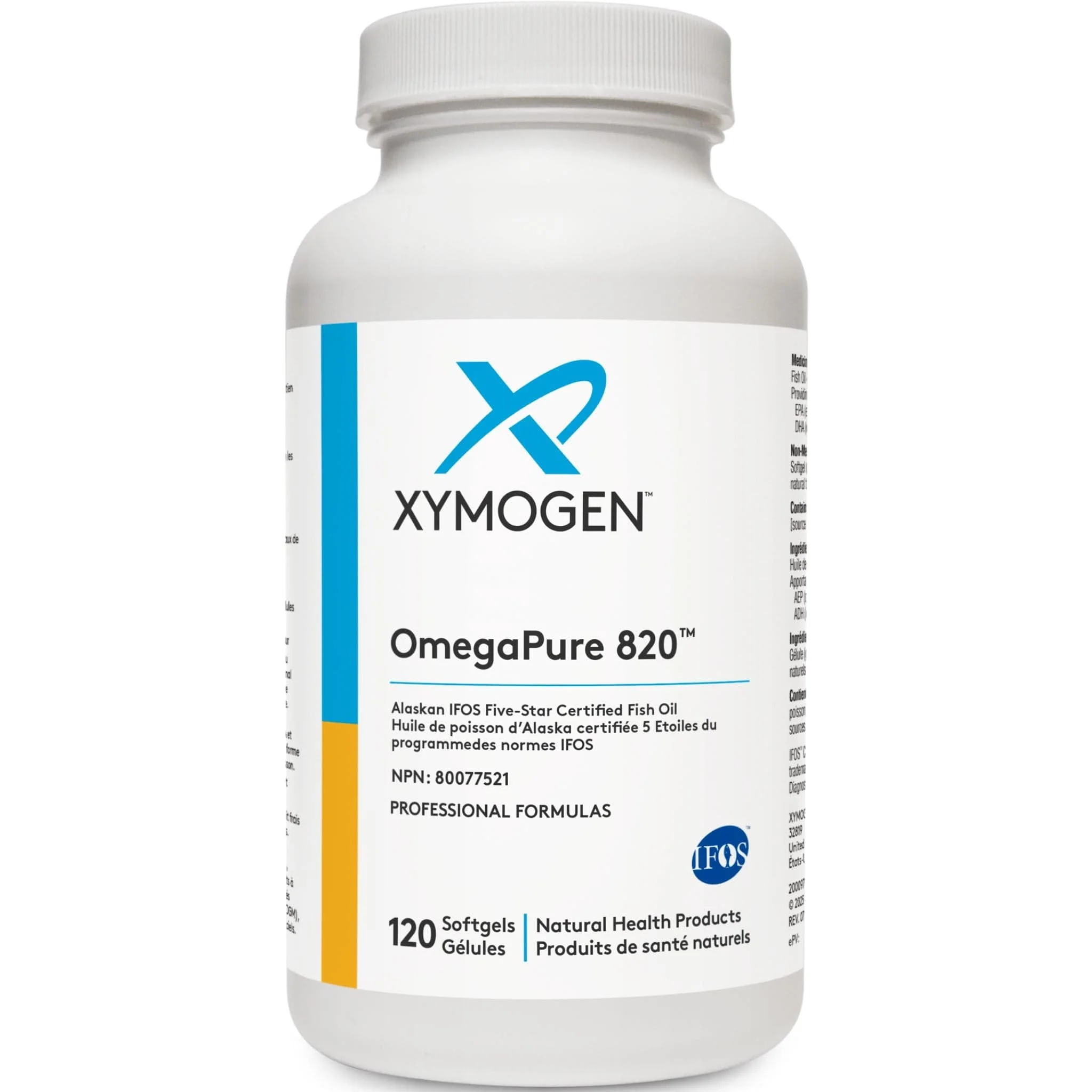 Xymogen OmegaPure 820, 120 Softgels - Image 2